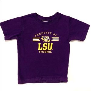 2t LSU Tigers Football Purple Tee Shirt Geux  Louisiana Tigers